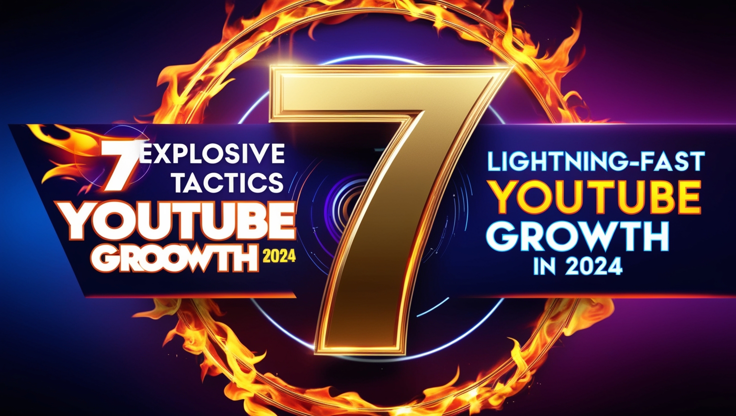 7 Explosive Tactics for Lightning-Fast YouTube Growth in 2024