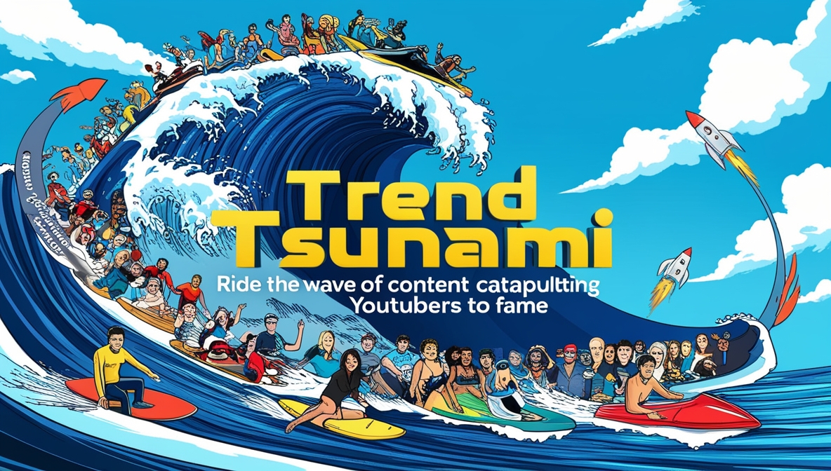 Trend Tsunami: Ride the Wave of Content Catapulting YouTubers to Fame